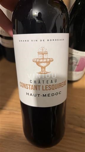 Bordeaux Haut-Médoc Château Constant Lesquireau 2022