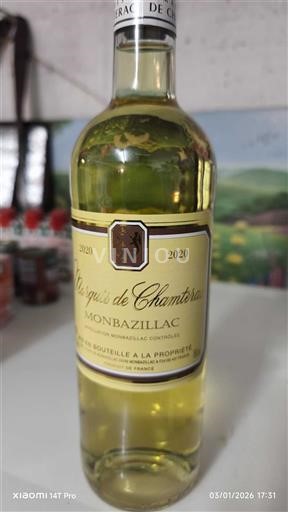 Tây Nam Monbazillac Marquis de Chamterac 2020