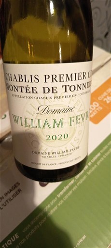 Burgund Chablis Premier Cru Domaine William Fèvre Montée de Tonnerre 2020