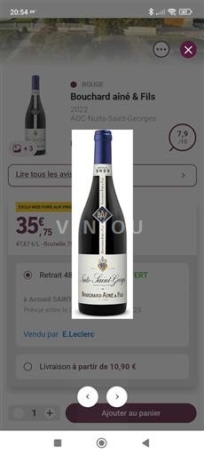 Burgund Nuits-Saint-Georges Bouchard Aîné & Fils 2022