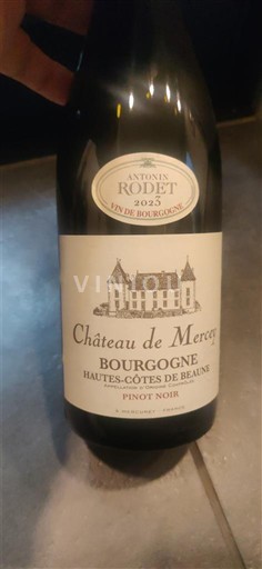 Burgundija Hautes Côtes de Beaune Château Mercey 2023