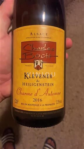 Alsace Charles Boch Charme d'Automne 2016