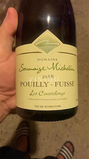 Burgundy Pouilly-Fuissé Domaine Saumaize-Michelin Les Courtelongs 2018