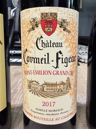 Бордо Сент-Емільйон Гран Крю Grand Cru Château Cormeil-Figeac 2017
