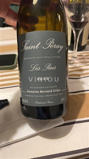 Rhône Valley Saint-Péray Domaine Bernard Gripa Les Pins 2020