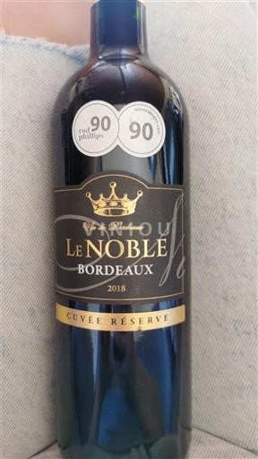 Bordéus Le Noble Réserve 2018