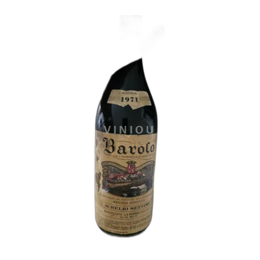 Piedmont Wines Barolo Azienda Agricola Aurelio Settimo Riserva 1971