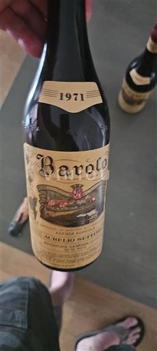 Vin Rouge sec Riserva Azienda Agricola Aurelio Settimo 1971 Italie Piémont Barolo DOC