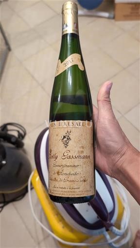 Elsass Grand Cru Rolly Gassmann Gewurztraminer de Rorschwihr Sélection de Grains Nobles 2017