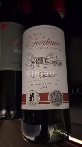 Burdeos Blaye-Côtes de Burdeos Château Lamblin René Sicaud 2021
