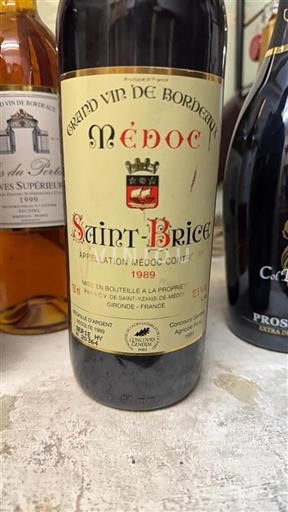 Bordeaux Médoc Saint-Brice 1989