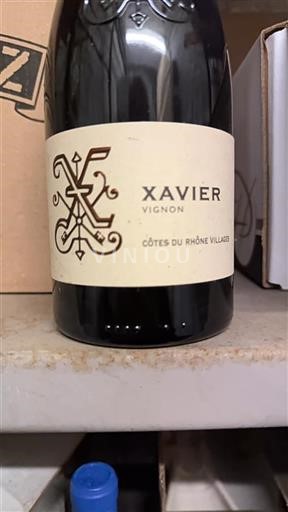 Rhônen laakso Côtes-du-rhône-villages Xavier Vignon Ei vuosikertaa