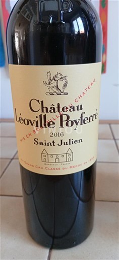 Bordeaux Saint-Julien Grand Cru Château Léoville Poyferré 2016