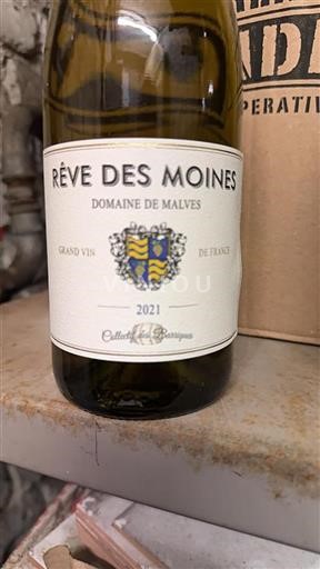 Loire-dalen Savennières Domaine Des Moines Rêve de Malves 2021