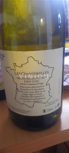 Languedoc og Roussillon Pays d'Oc Les Chanterelles Grenache-Sauvignon Ikke årgangsbestemt