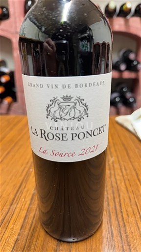 Bordeaux Château La Rose Poncet La Source 2021