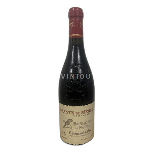 Rhônevallei Châteauneuf-du-Pape Bosquet des Papes Chante le Merle 2012