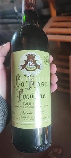 Bordéus Pauillac La Rose Pauillac 1999