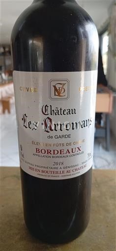 Burdeos Bordeaux Château Les Arromans Prestige 2018