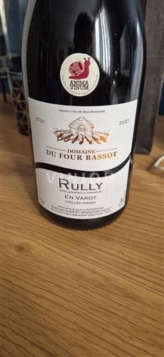Burgundi Rully Domaine Four Bassot En Varot Vieilles Vignes 2021