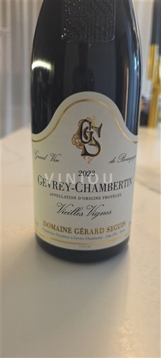 Bourgondië Gevrey-Chambertin Domaine Gérard Seguin Vieilles Vignes 2023
