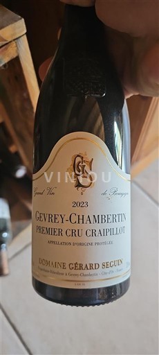 Burgundi Gevrey-Chambertin Premier Cru Domaine Gérard Seguin Premier Cru Craipillot 2023