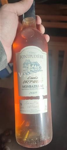 Sydväst Monbazillac Château Fontpudière Orphée 2009