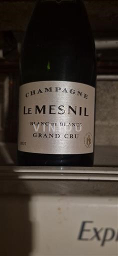 Champaña Champán Grand Cru Le Mesnil Blanc de Blancs Sin añada