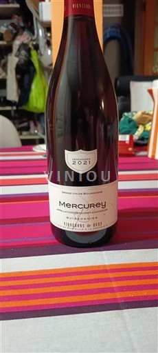 Bourgogne Mercurey AOC (appellation d'origine contrôlée) Vignerons de Buxy 2021