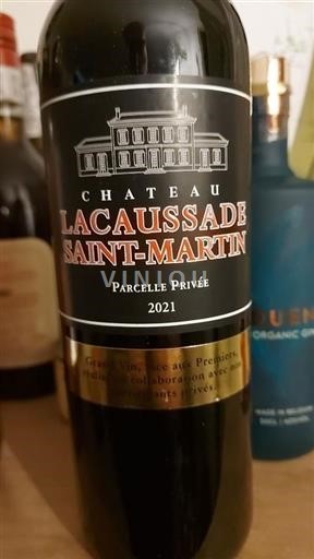 Burdeos Blaye-Côtes de Burdeos Lacaussade Saint-Martin Parcelle Privée 2021