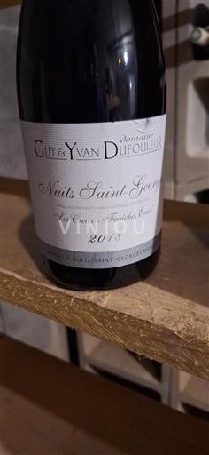 Burgundija Nuits-Saint-Georges Guy & Yvan Dufouleur Les Creux - Fraîches Eaux 2018