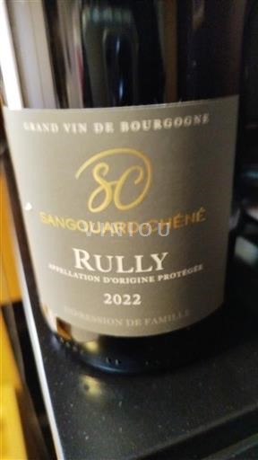 Burgundsko Rully Sangouard-Chêne 2022