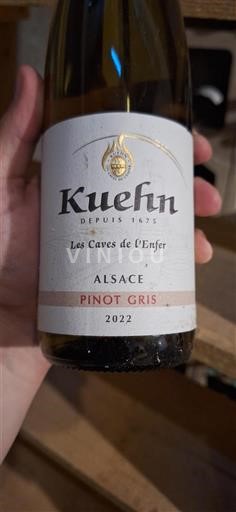 Alsace Grand Cru Kuehn Les Caves de l'Enfer 2022