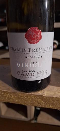 Burgundija Chablis Premier Cru Maison Camu Fils Beauroy 2018