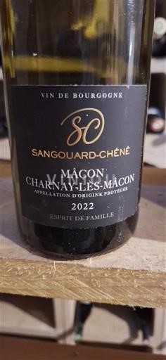 Borgogna Mâcon e Mâcon-Villages Sangouard-Chêne Esprit de Famille 2022