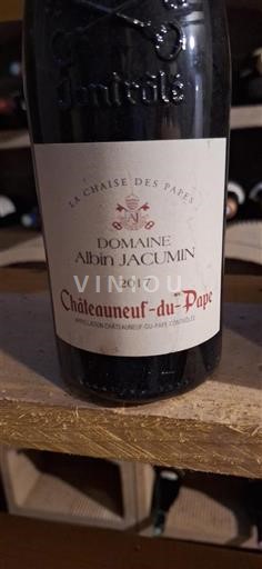 Rhônetal Châteauneuf-du-Pape Domaine Albin Jacumin La Chaise des Papes 2017