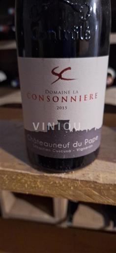 Rhône-dalen Châteauneuf-du-Pape Domaine La Consonniere 2015