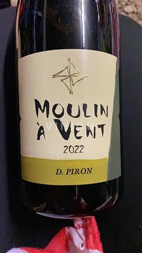 Beaujolais Moulin-à-vent D. Piron 2022