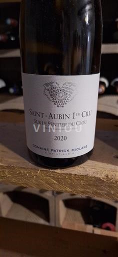 Burgundija Saint-Aubin Premier Cru Domaine Patrick Miolane Sur le Sentier du Clou 2020