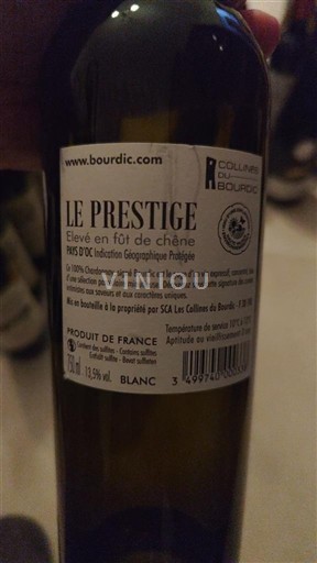 Languedoc-Roussillon Pays d'Oc Les Collines du Bourdic Le Prestige 2023