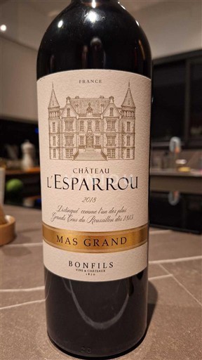 Roussillon Côtes-du-roussillon Château L'Esparrou Mas Grand 2018