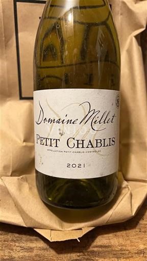 Borgogna Petit-chablis Domaine Millet 2021