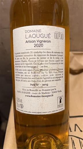 Sud-Ovest Pacherenc-du-vic-bilh Domaine Laougué 2020