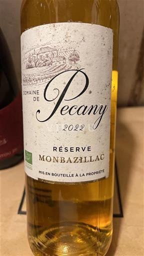 Sydväst Monbazillac Domaine Pecany Réserve 2022