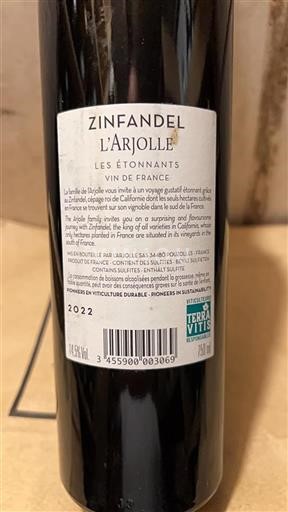 Languedoc Ikke specificeret L'Arjolle Les Étonnants 2022