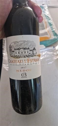 Bordéus Médoc Cru Bourgeois Château L'Estran 2017