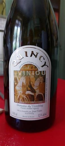 Loire Valley Quincy Domaine Tremblay Vieilles Vignes 2010