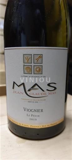 Languedoc a Roussillon Pays d'Oc Jean-Claude Mas Le Pioch 2019