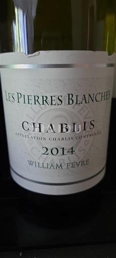Burgundy Chablis Domaine William Fèvre Les Pierres Blanches 2014