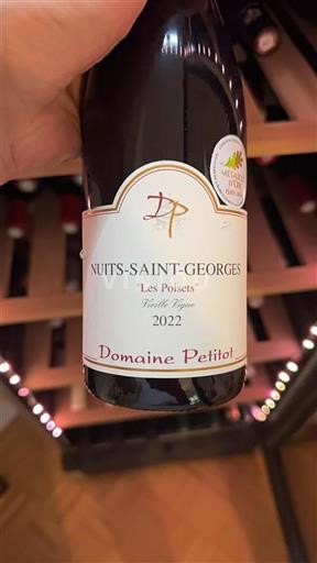 Borgoña Nuits-Saint-Georges Domaine Petitot Les Poisets Vieille Vigne 2022